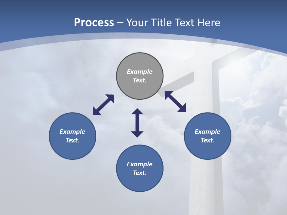 Concept Jesus Rays PowerPoint Template