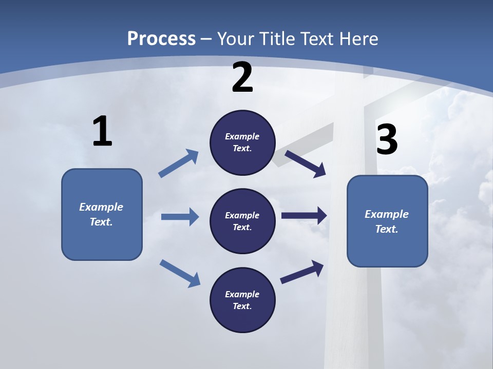 Concept Jesus Rays PowerPoint Template
