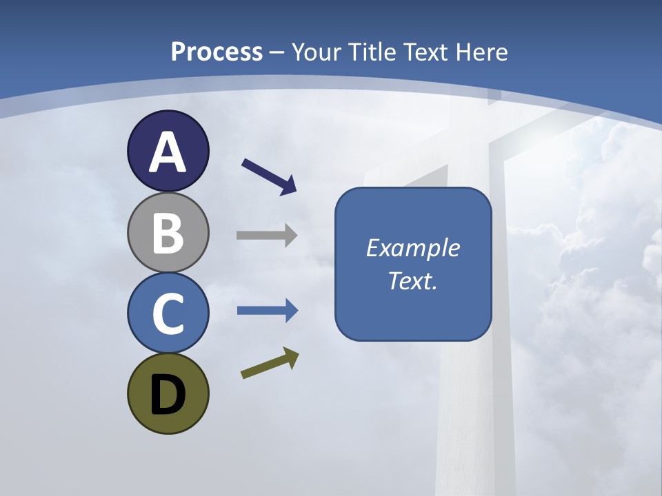 Concept Jesus Rays PowerPoint Template