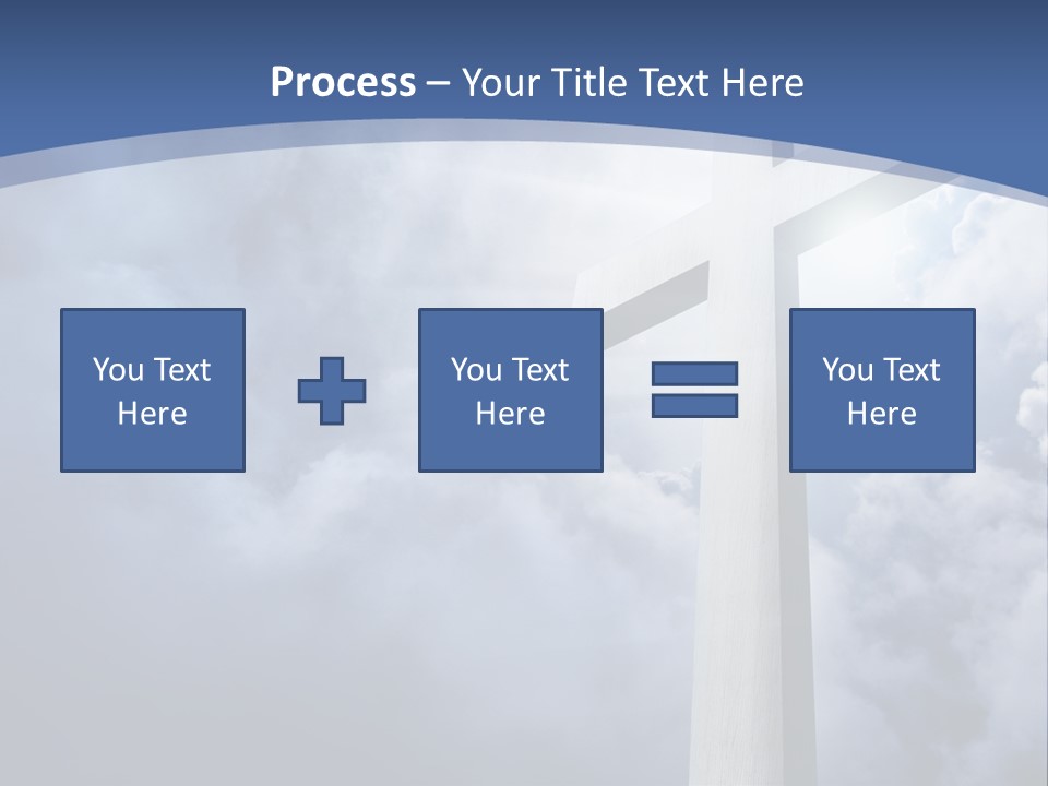 Concept Jesus Rays PowerPoint Template
