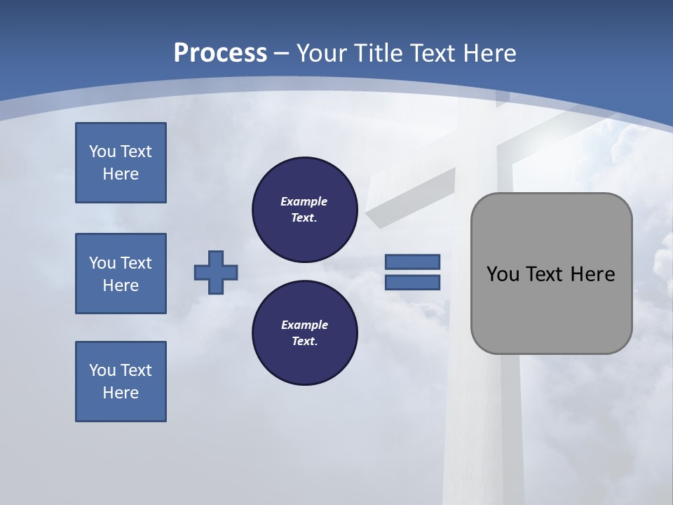 Concept Jesus Rays PowerPoint Template
