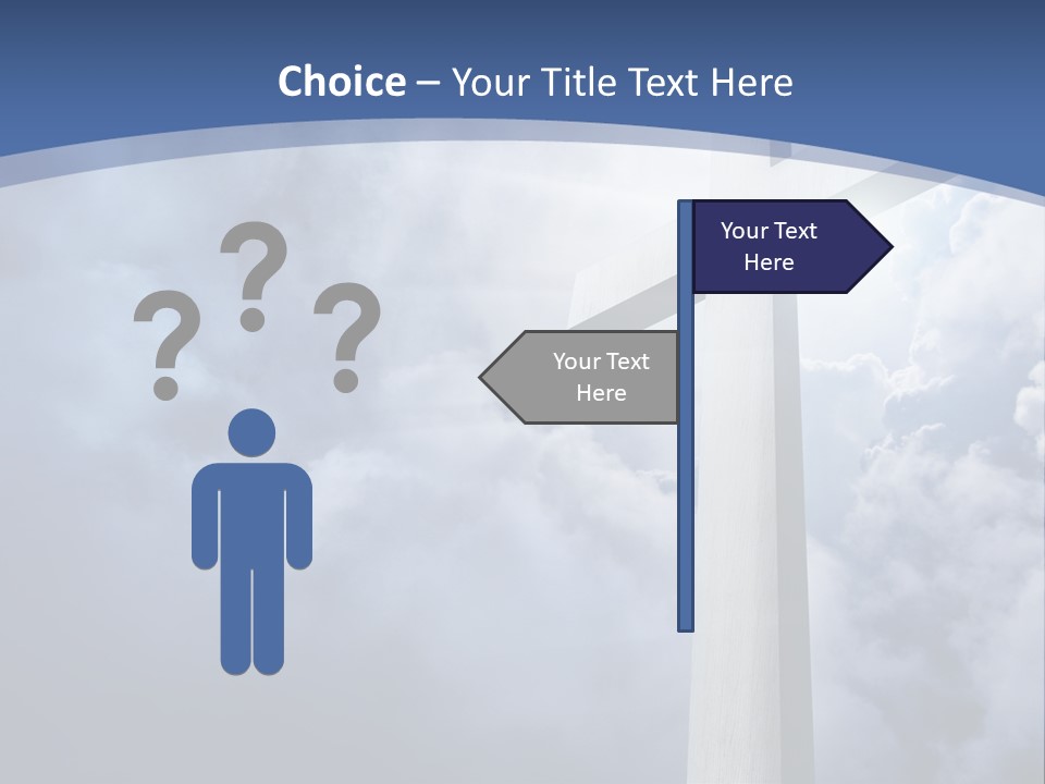 Concept Jesus Rays PowerPoint Template