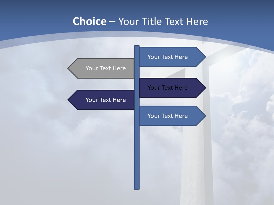 Concept Jesus Rays PowerPoint Template