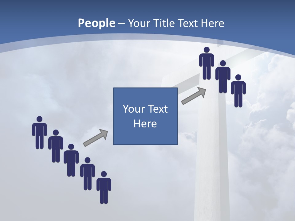 Concept Jesus Rays PowerPoint Template