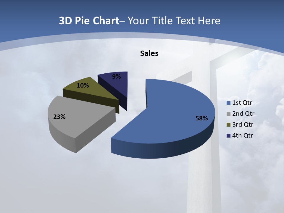 Concept Jesus Rays PowerPoint Template