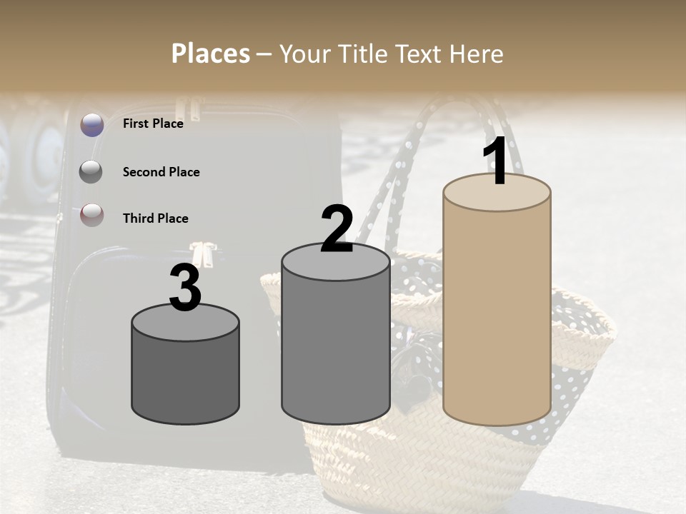 Case Suitcase Flight PowerPoint Template