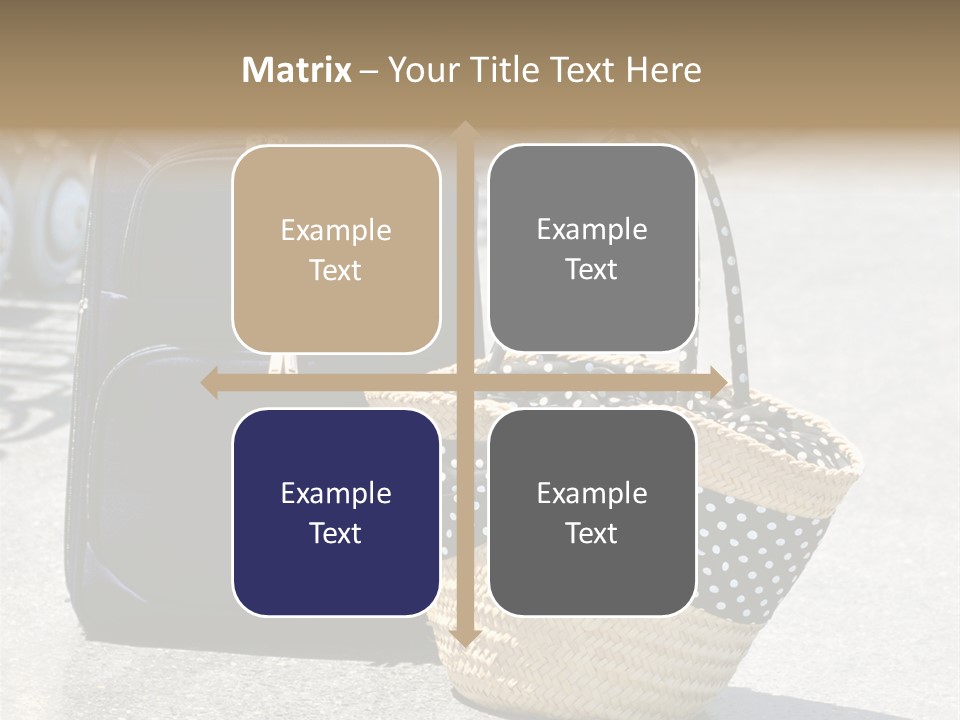 Case Suitcase Flight PowerPoint Template