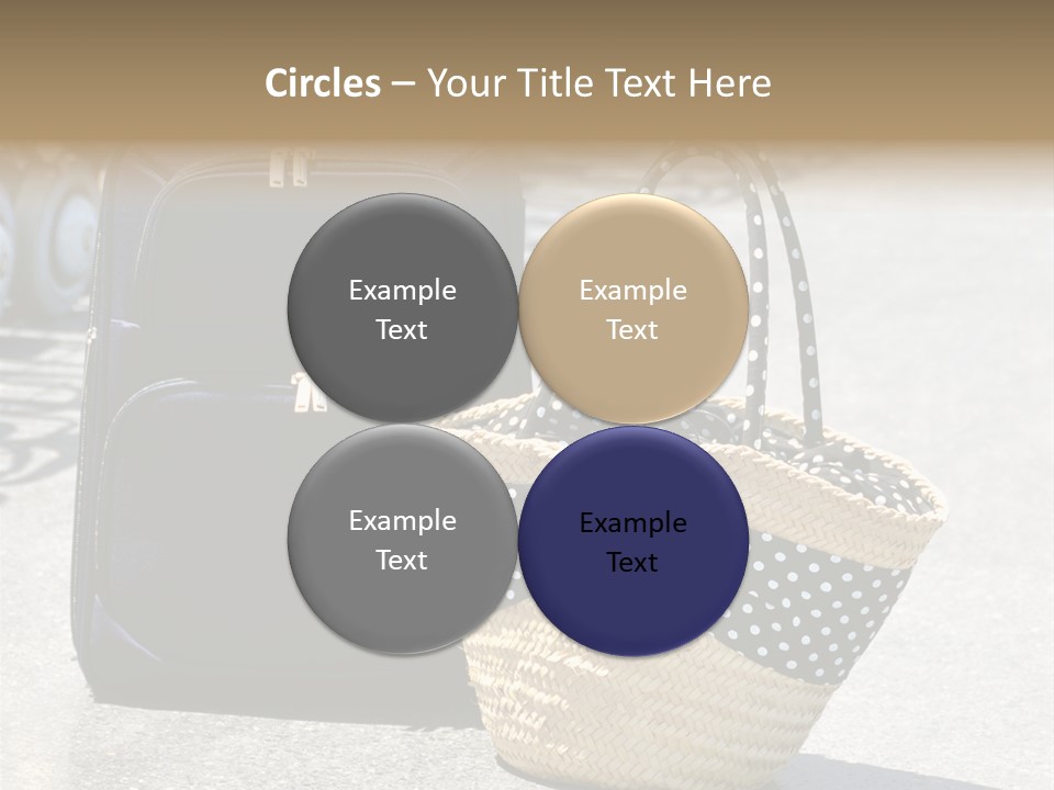 Case Suitcase Flight PowerPoint Template