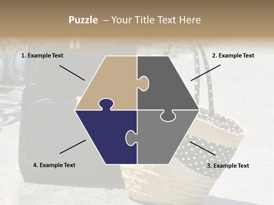Case Suitcase Flight PowerPoint Template