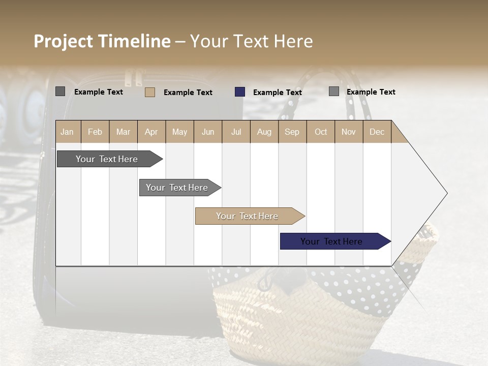 Case Suitcase Flight PowerPoint Template