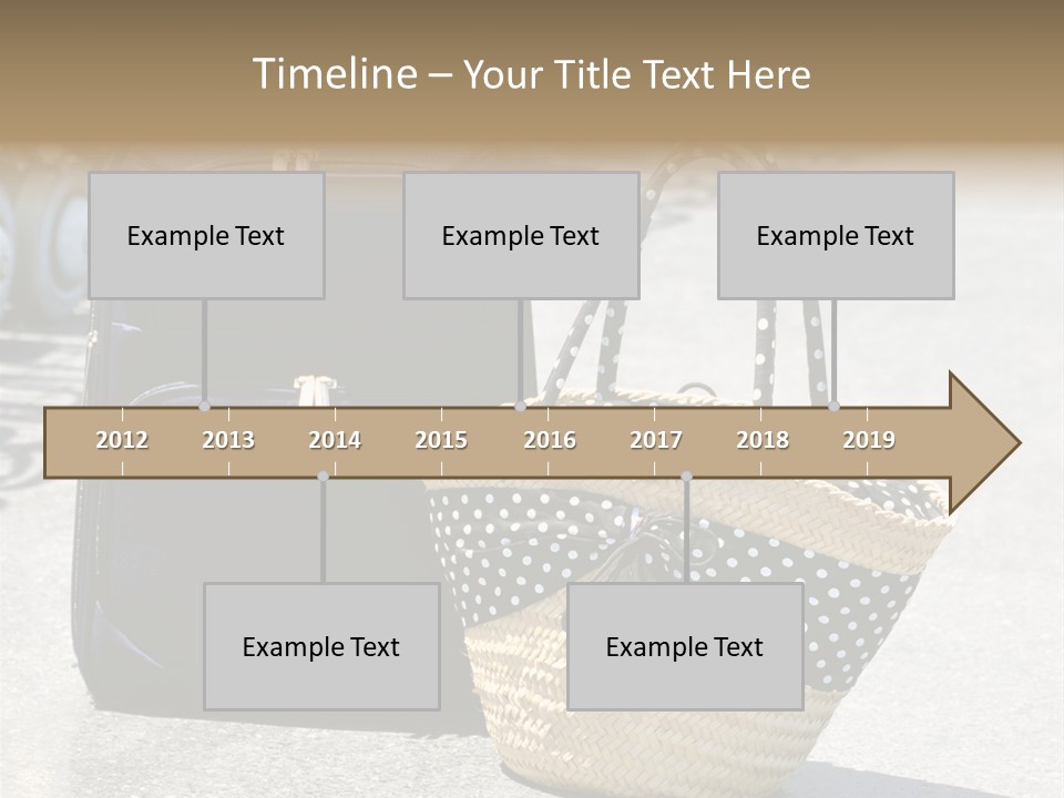 Case Suitcase Flight PowerPoint Template