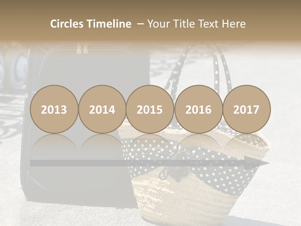 Case Suitcase Flight PowerPoint Template