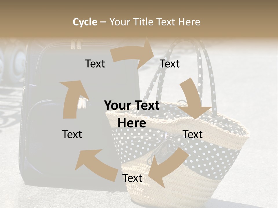 Case Suitcase Flight PowerPoint Template