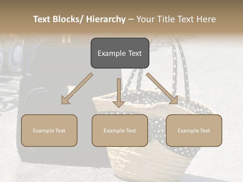 Case Suitcase Flight PowerPoint Template