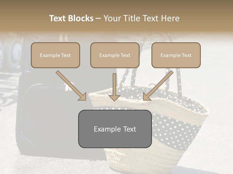 Case Suitcase Flight PowerPoint Template