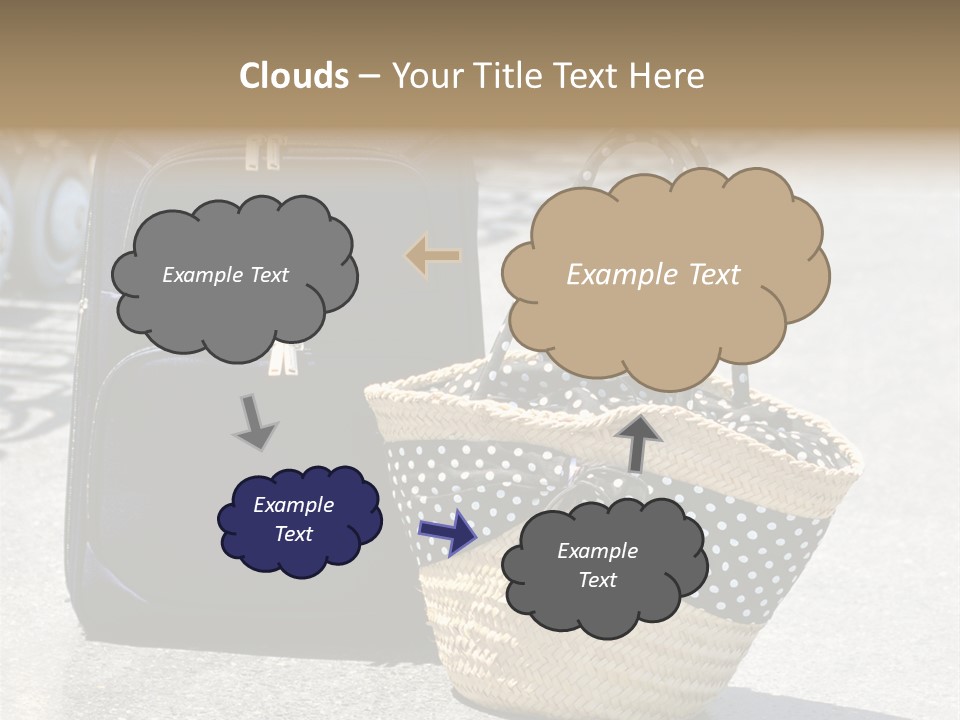 Case Suitcase Flight PowerPoint Template