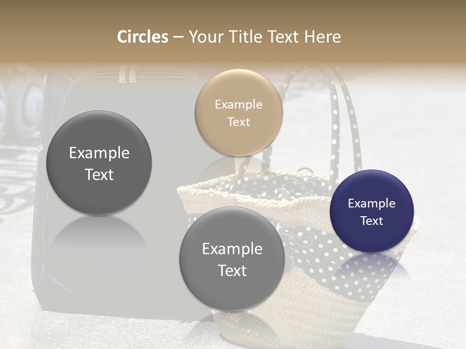 Case Suitcase Flight PowerPoint Template