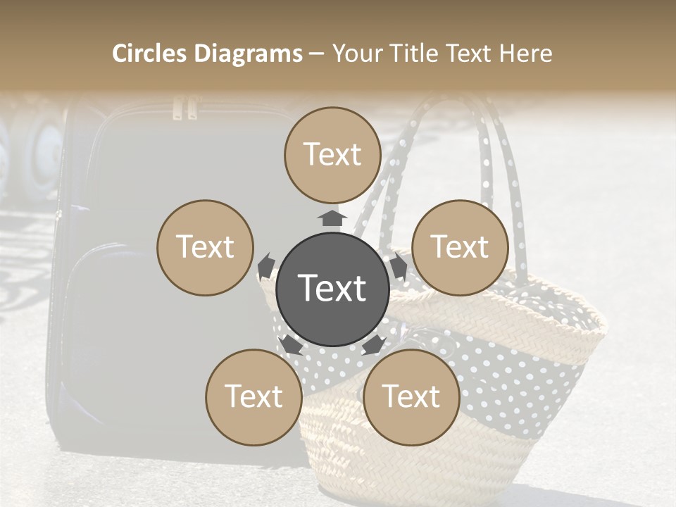 Case Suitcase Flight PowerPoint Template