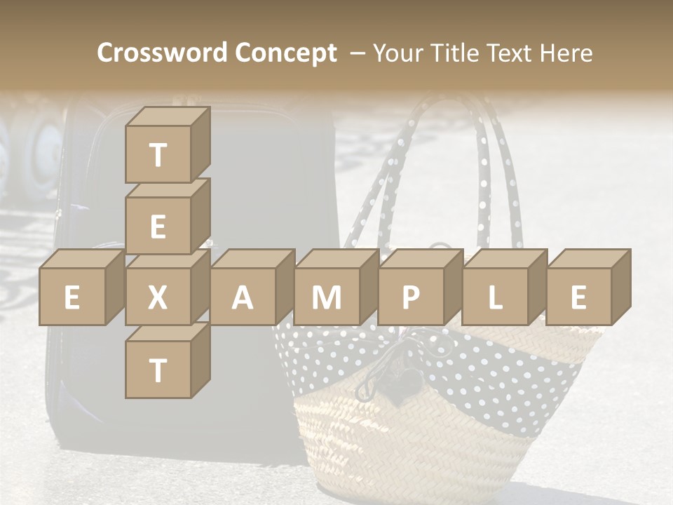 Case Suitcase Flight PowerPoint Template
