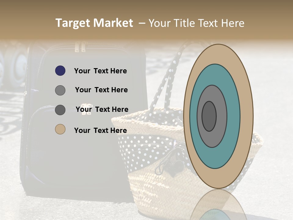 Case Suitcase Flight PowerPoint Template