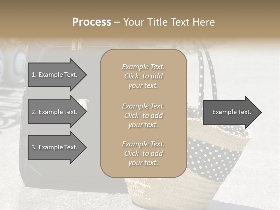 Case Suitcase Flight PowerPoint Template