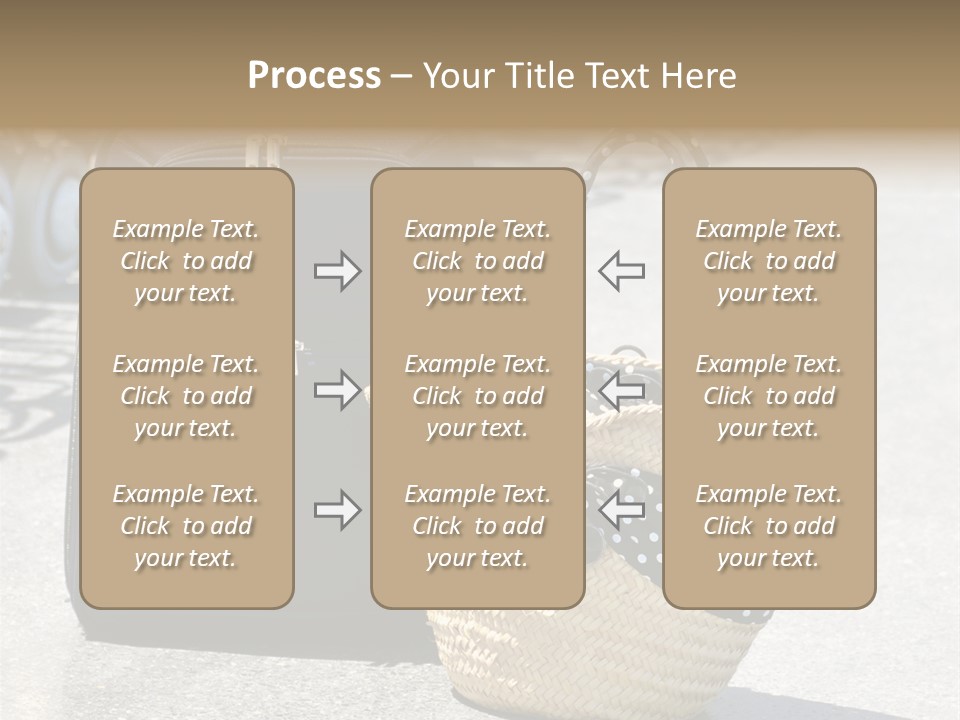 Case Suitcase Flight PowerPoint Template