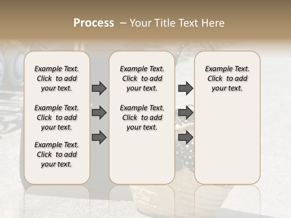 Case Suitcase Flight PowerPoint Template