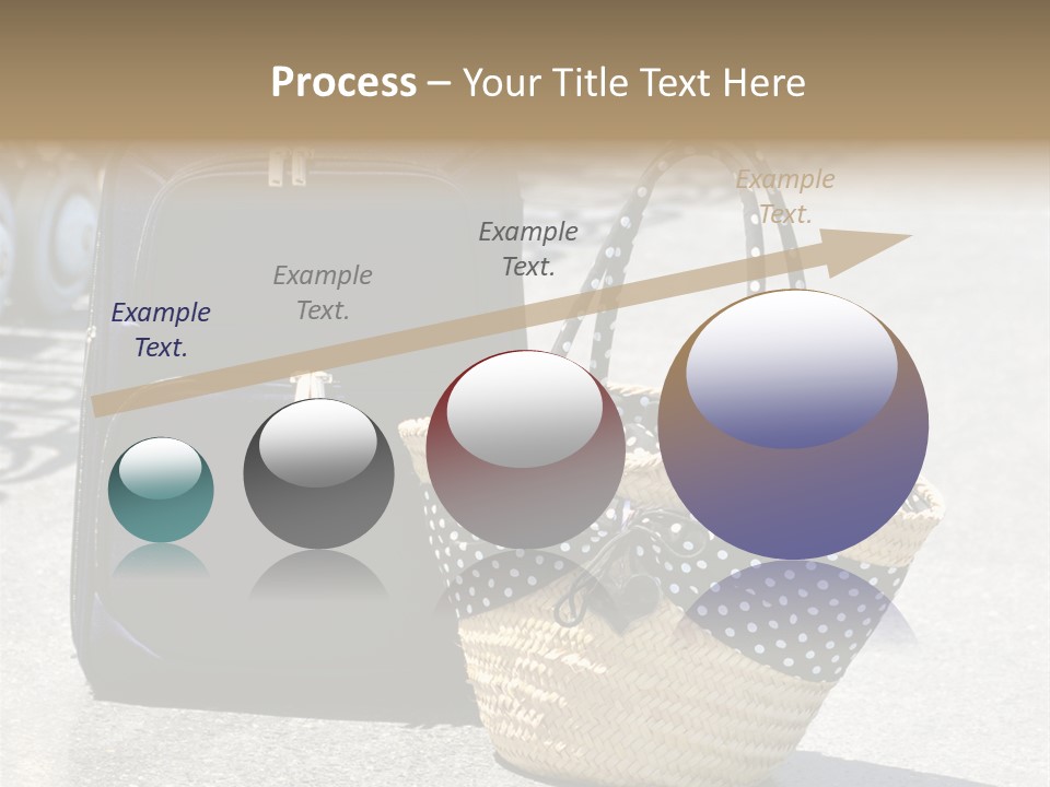 Case Suitcase Flight PowerPoint Template