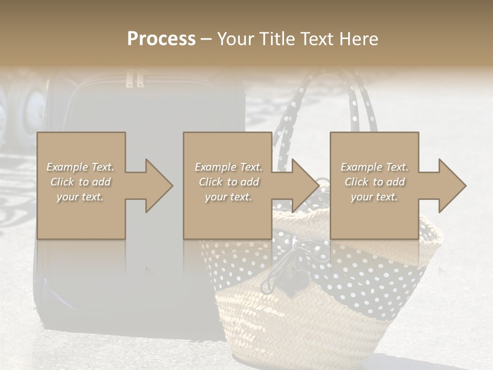 Case Suitcase Flight PowerPoint Template
