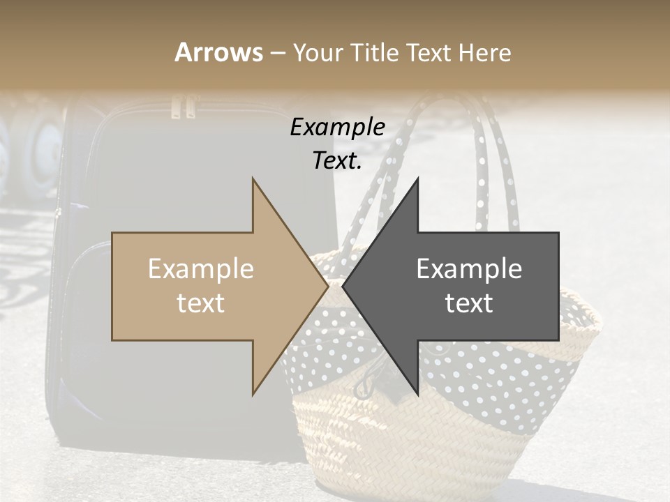 Case Suitcase Flight PowerPoint Template