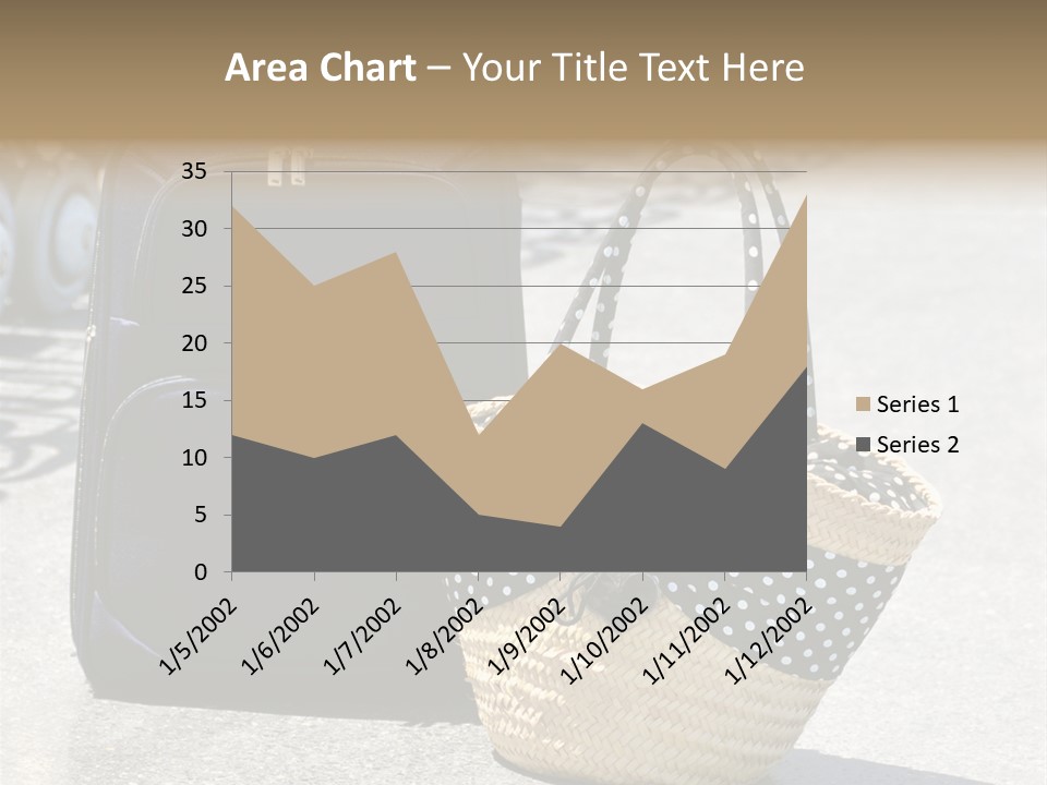 Case Suitcase Flight PowerPoint Template