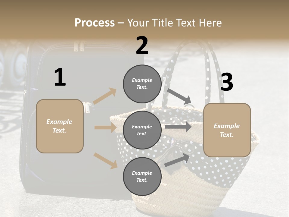 Case Suitcase Flight PowerPoint Template