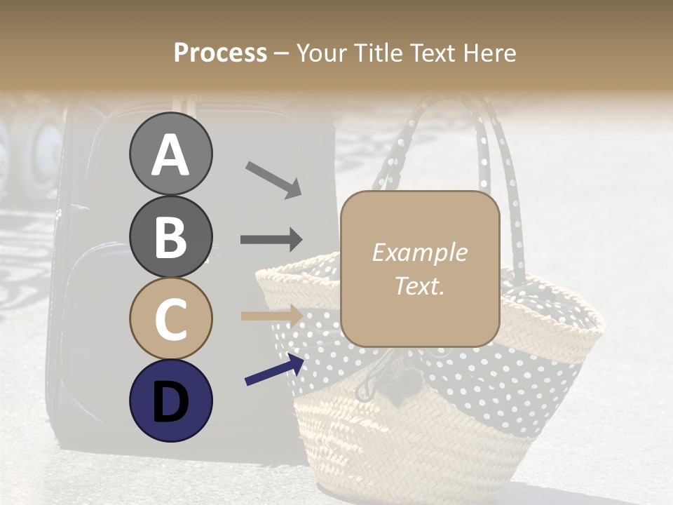 Case Suitcase Flight PowerPoint Template