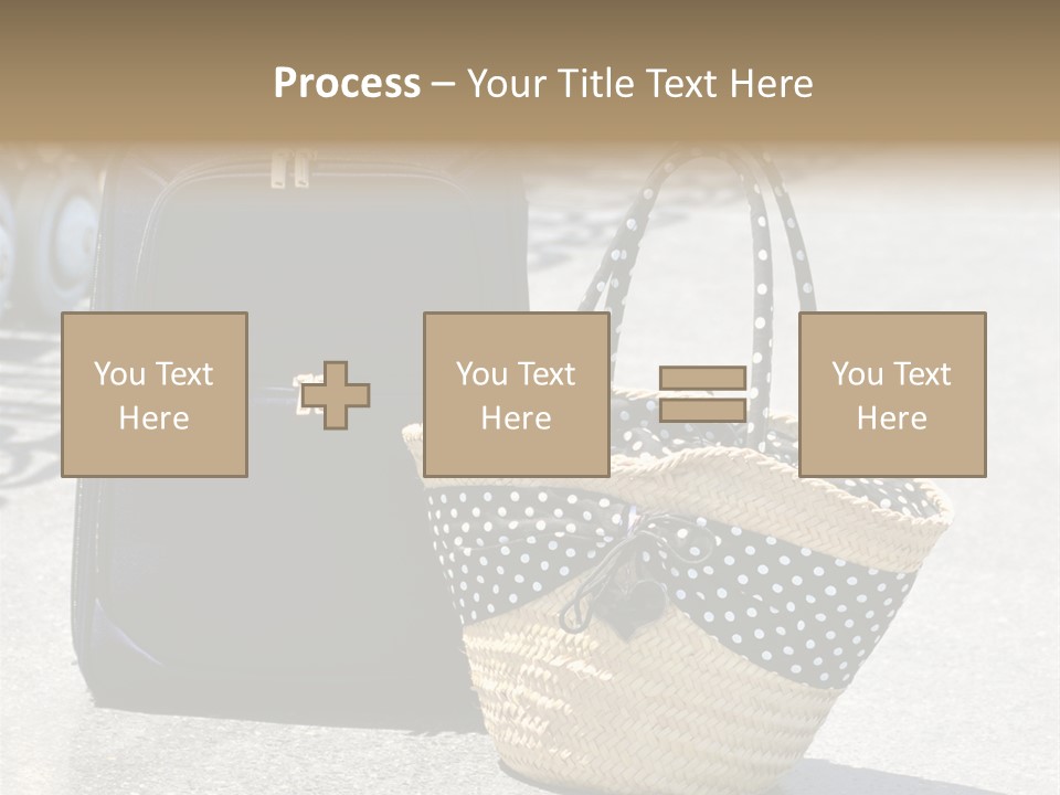 Case Suitcase Flight PowerPoint Template