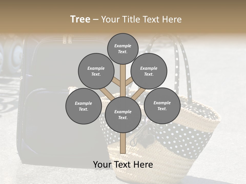 Case Suitcase Flight PowerPoint Template