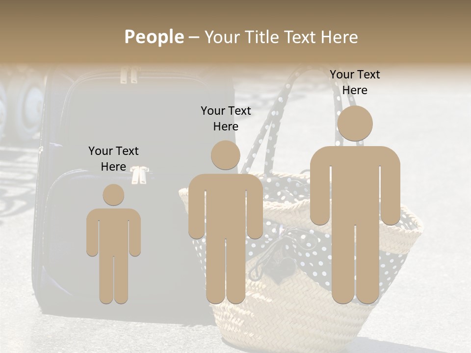 Case Suitcase Flight PowerPoint Template