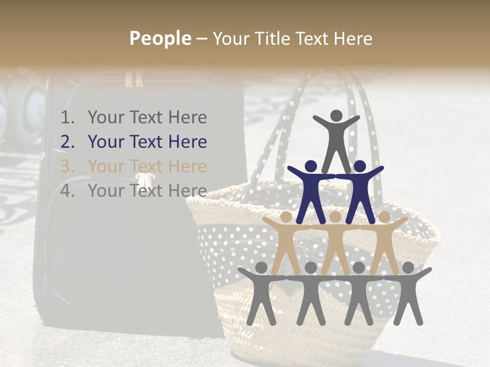 Case Suitcase Flight PowerPoint Template