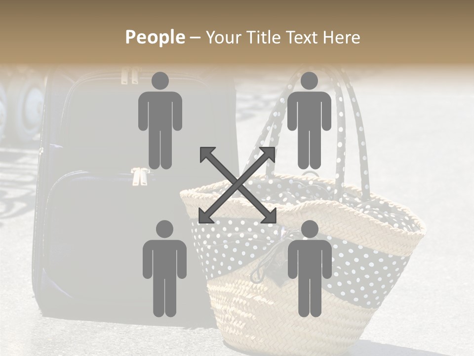 Case Suitcase Flight PowerPoint Template