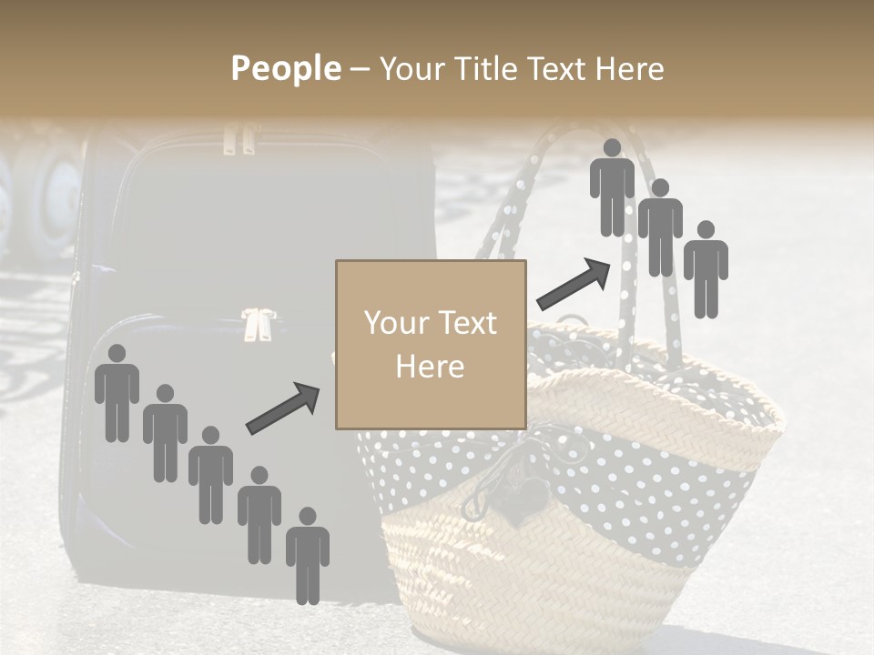 Case Suitcase Flight PowerPoint Template