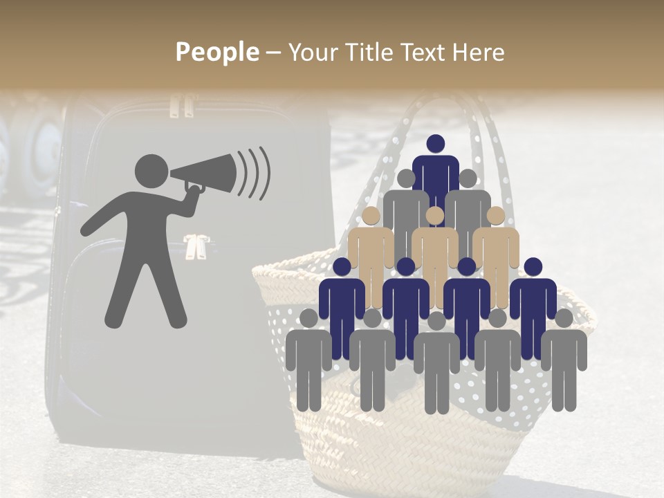 Case Suitcase Flight PowerPoint Template