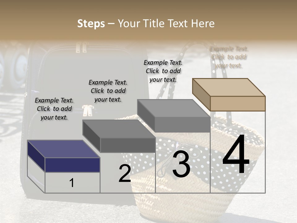Case Suitcase Flight PowerPoint Template