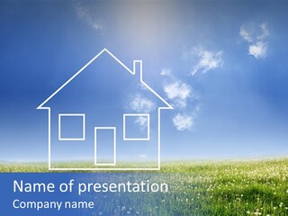 Plan Eco Housing PowerPoint Template