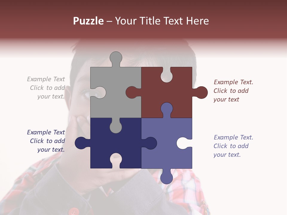 Lovely Portrait Mood PowerPoint Template