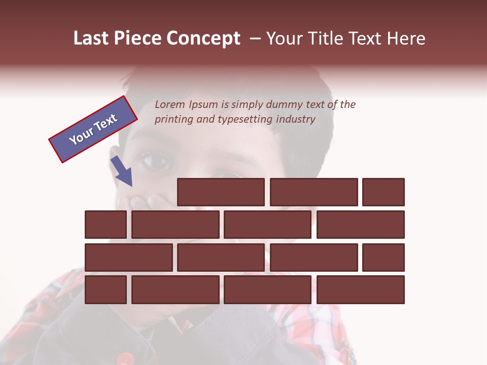 Lovely Portrait Mood PowerPoint Template