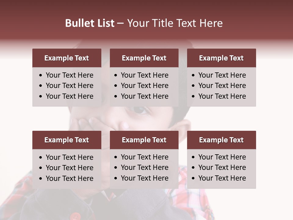 Lovely Portrait Mood PowerPoint Template