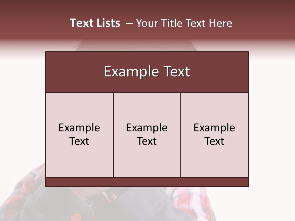 Lovely Portrait Mood PowerPoint Template