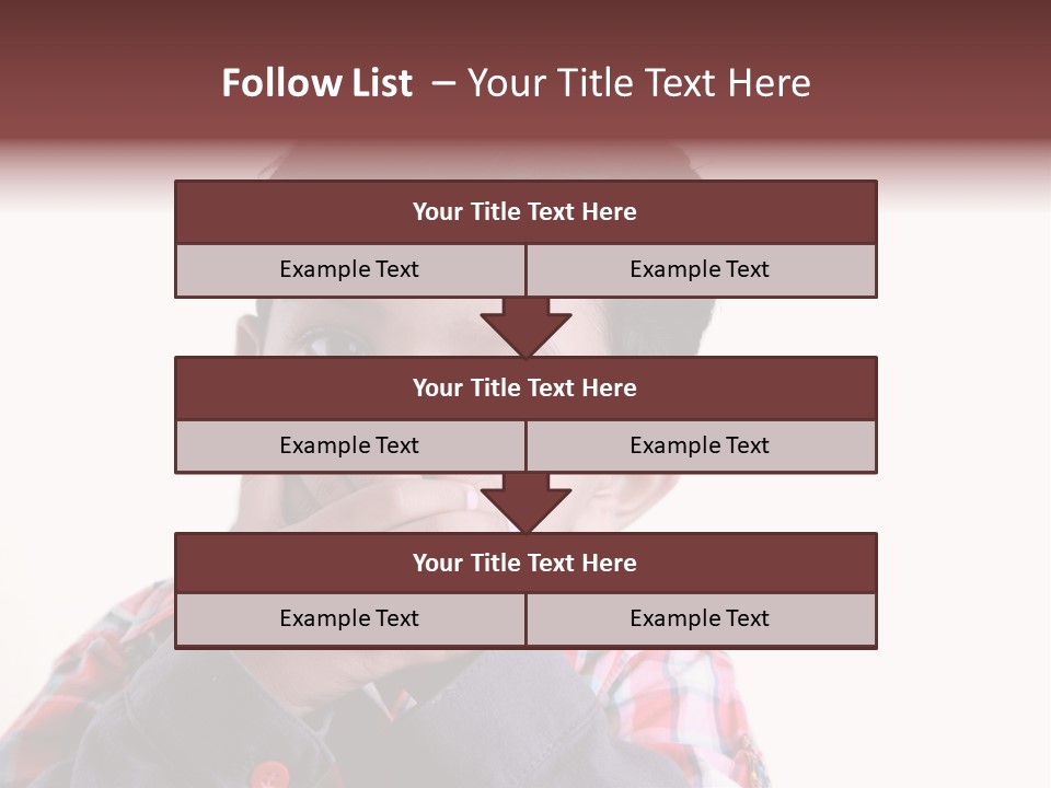 Lovely Portrait Mood PowerPoint Template