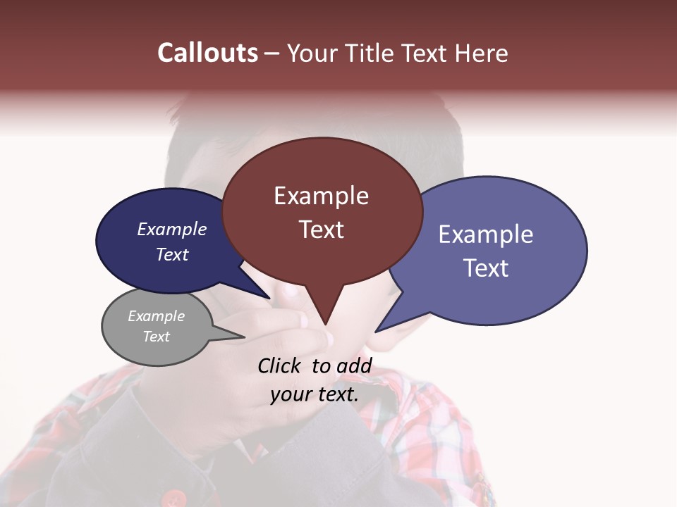 Lovely Portrait Mood PowerPoint Template