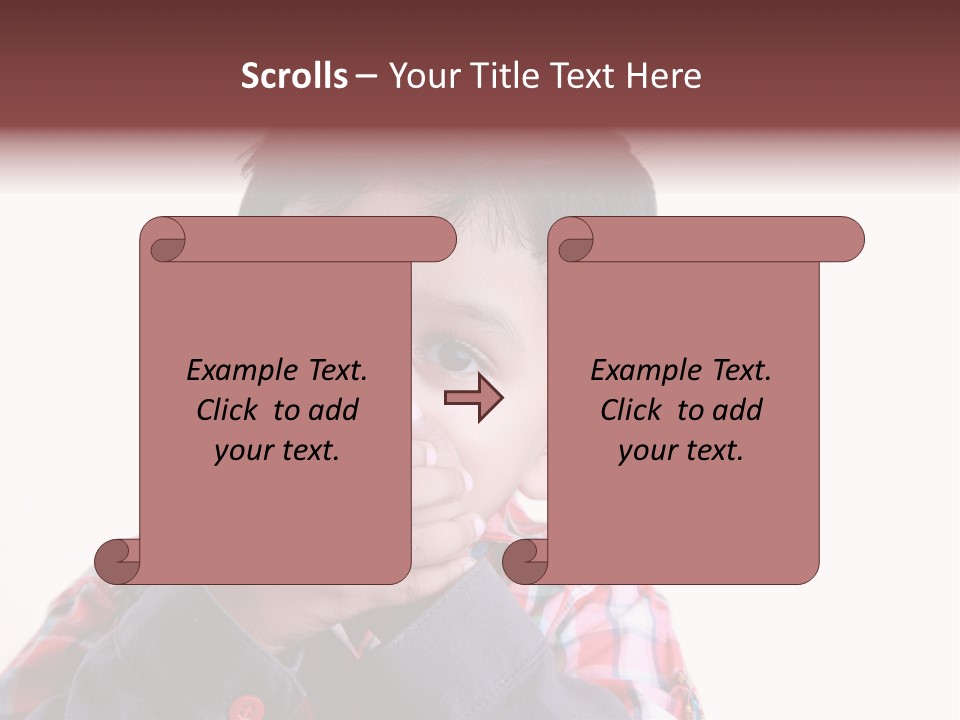 Lovely Portrait Mood PowerPoint Template