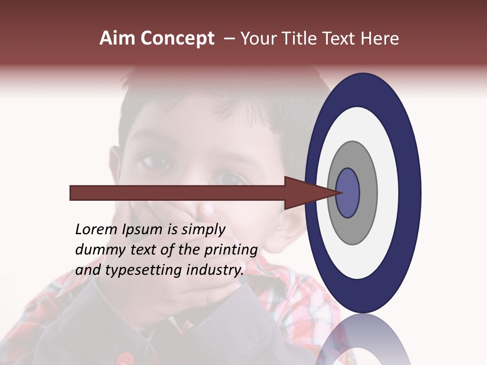 Lovely Portrait Mood PowerPoint Template